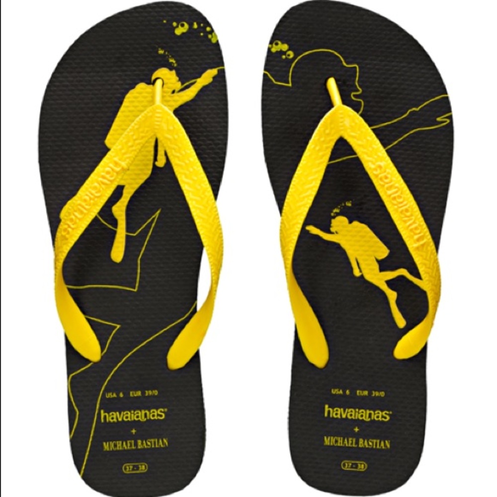 Havaianas + Michael Bastian flip flops